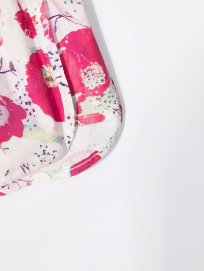 Shop Andorine Floral-print Shorts In Pink