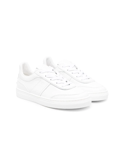 Shop Tod's Cassette Low-top Sneakers In White