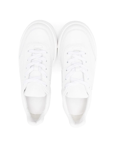 Shop Tod's Cassette Low-top Sneakers In White