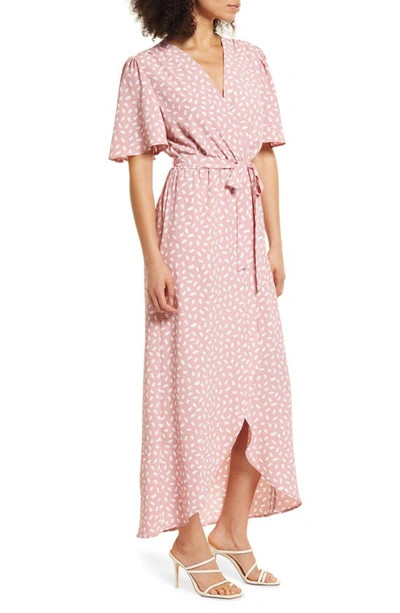 Shop Fraiche By J Ladybug Faux Wrap Maxi Dress