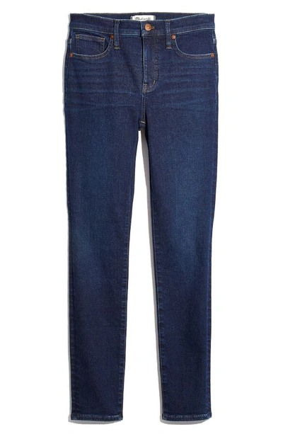 Shop Madewell 9-inch Mid-rise Skinny Jeans In Orland Wash
