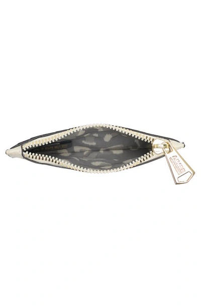 Shop Aimee Kestenberg Melbourne Leather Wallet In Pearl Metallic