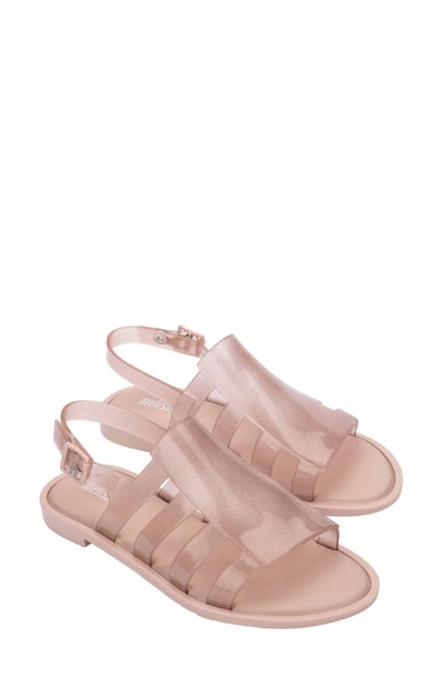 Shop Melissa Boemia Slingback Sandal In Glitter Pink
