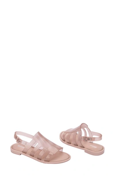 Shop Melissa Boemia Slingback Sandal In Glitter Pink