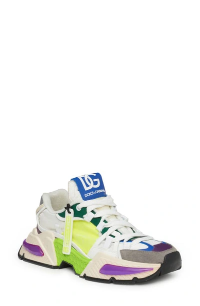 Shop Dolce & Gabbana Airmaster Low Top Sneaker In Multicolor