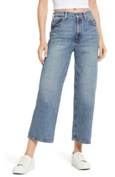 Shop Modern American Savannah Wide Leg Jeans In Dixie