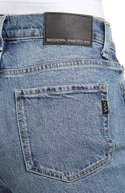 Shop Modern American Savannah Wide Leg Jeans In Dixie