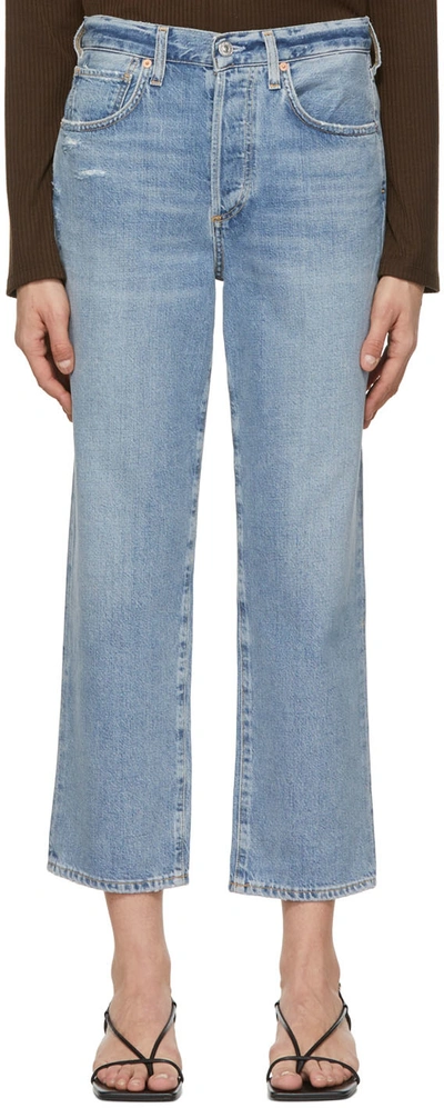 Shop Citizens Of Humanity Blue Emery Jeans In Old Blue