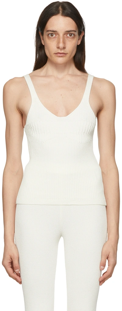 Shop Aeron Off-white Kinez Tank Top In Off White