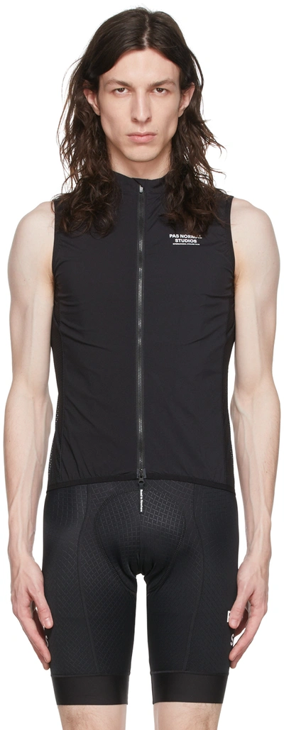 Shop Pas Normal Studios Black Nylon Packable Vest