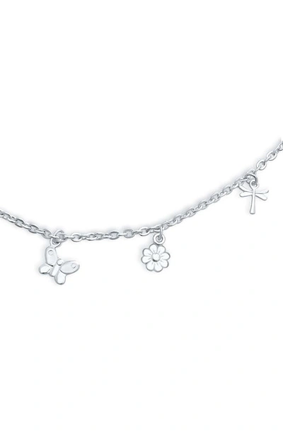 Shop Bling Jewelry Sterling Silver Butterfly & Dragonfly Anklet