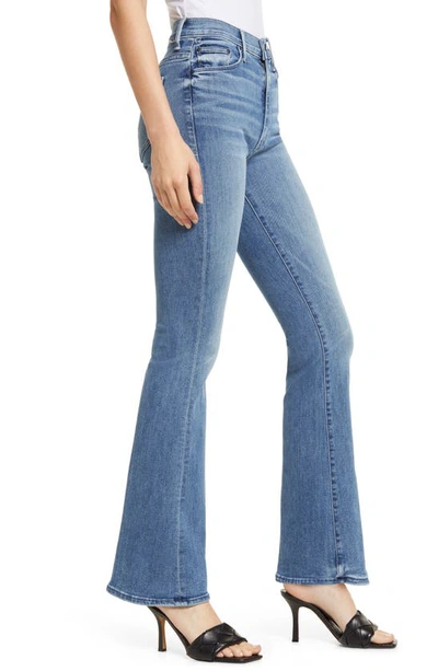 Shop Mother Skimp High Waist Flare Leg Jeans In We The Animals