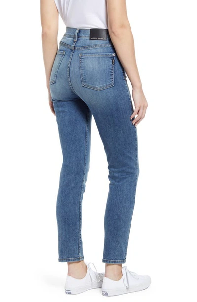 Shop Modern American Mercer Super High Waist Tapered Jeans In Berkley