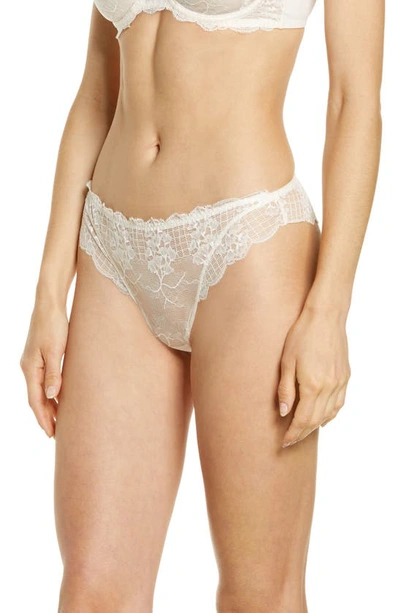 Shop Simone Perele Reve Tanga In Sakura Pink