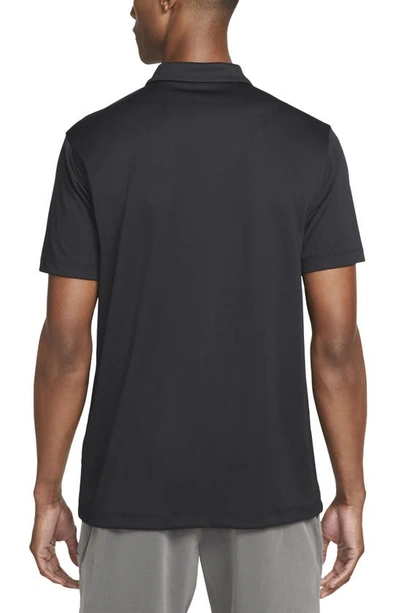 Shop Nike Court Dri-fit Polo In Black/ White