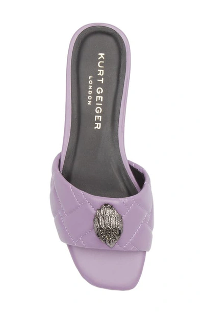 Shop Kurt Geiger Kensington Sandal In Light/ Pastel Purple