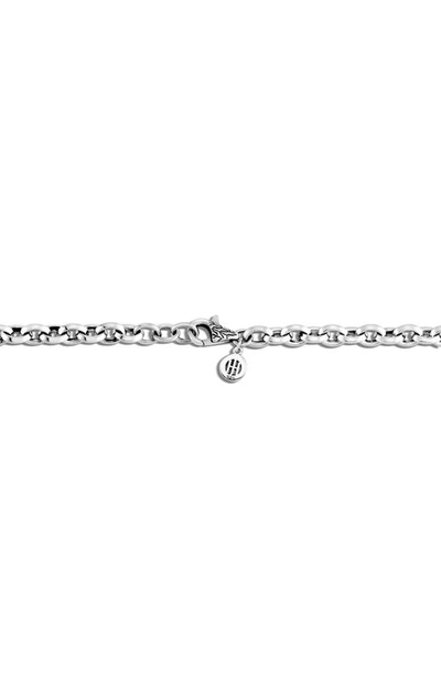 John Hardy Classic Chain Amulet Connector Chain Bracelet In Silver