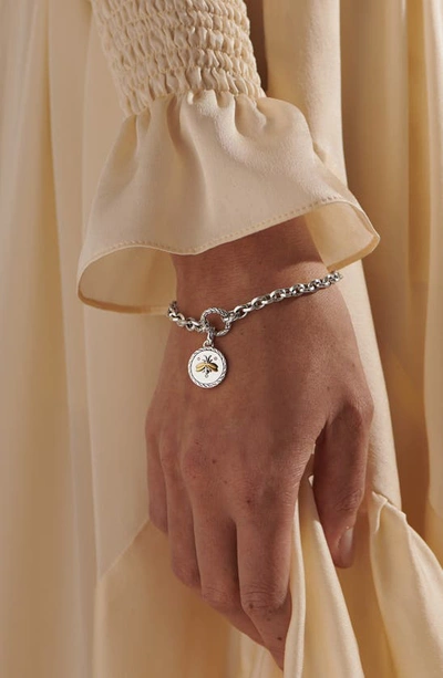John Hardy Classic Chain Amulet Connector Chain Bracelet In Silver