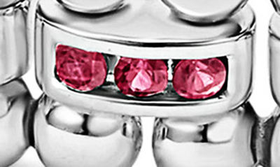Lagos Caviar Spark Link Bracelet In Silver