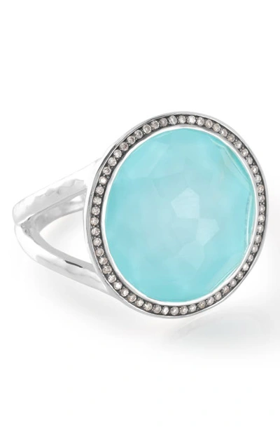 Shop Ippolita Stella In Silver/ Turquoise