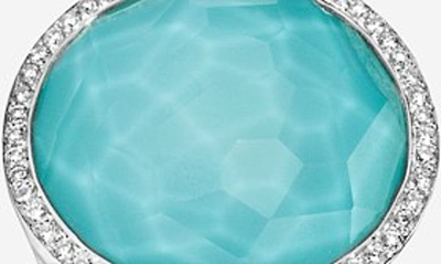 Shop Ippolita Stella In Silver/ Turquoise