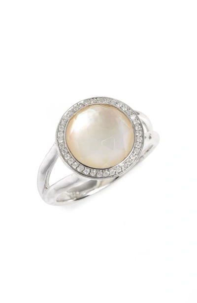 Shop Ippolita Stella In Silver/ White Mother Of Pearl