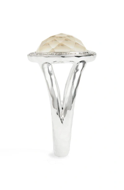 Shop Ippolita Stella In Silver/ White Mother Of Pearl