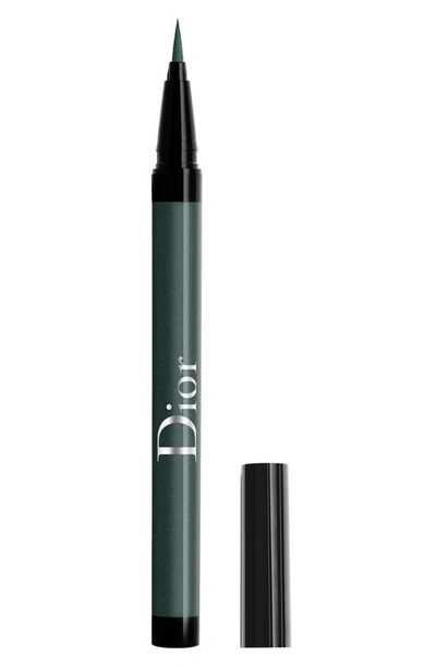 Shop Dior 'show On Stage Waterproof Liquid Eyeliner In 386 Pearly Emerald