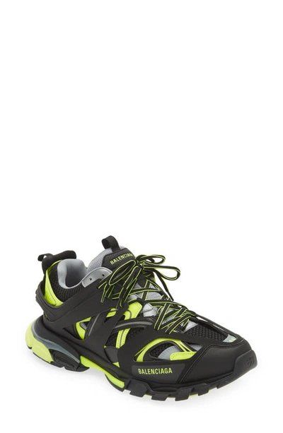 Shop Balenciaga Track Sneaker In Black/ Yellow