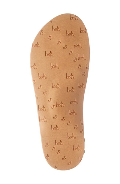 Beek Seabird Flip Flop In Honey