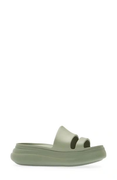 Rag & Bone Brixley Platform Slide Sandal In Green