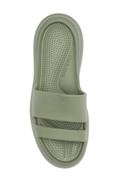 Rag & Bone Brixley Platform Slide Sandal In Green