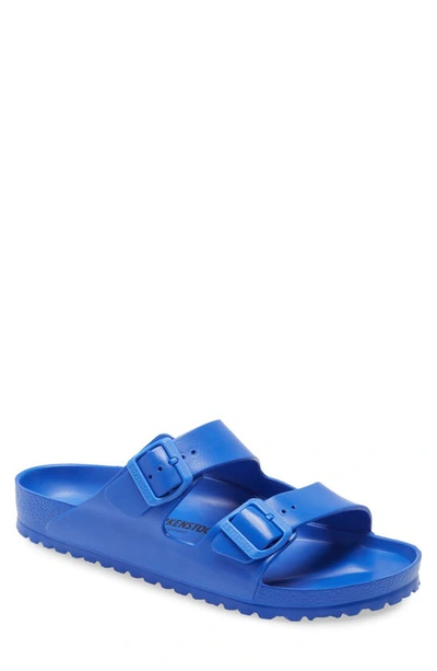 Shop Birkenstock Essentials Arizona Waterproof Slide Sandal In Ultra Blue