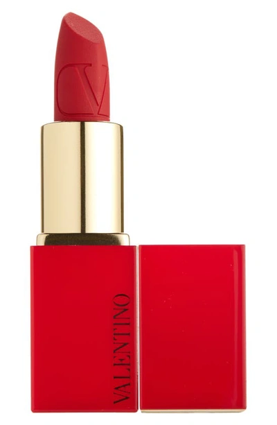 Shop Valentino Rosso  Mini Lipstick In 22a / Matte