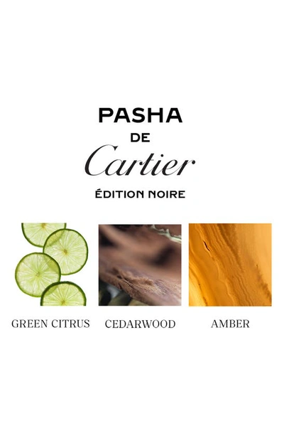 Shop Cartier Pasha De  Edition Noire Eau De Toilette, 3.3 oz