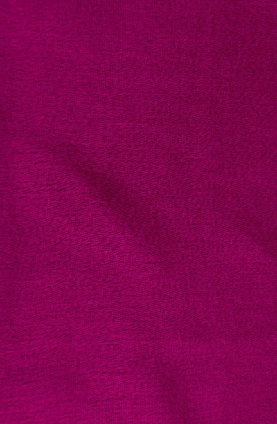 Shop Saachi Cashmere Silk Eyelash Fringe Scarf In Berry Combo
