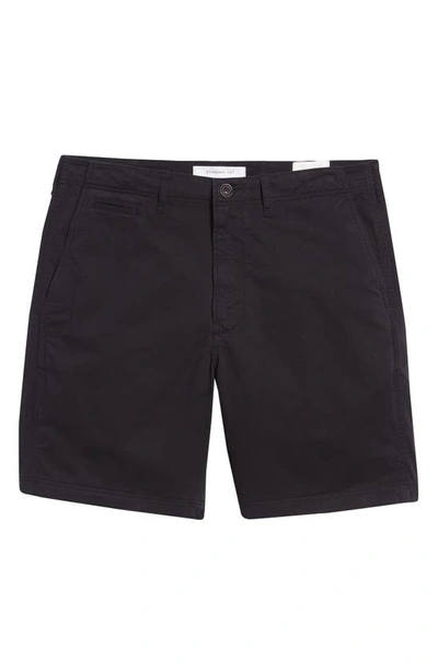 Shop Billy Reid Cotton Blend Chino Shorts In Black