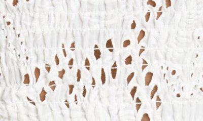 Shop Waimari Alfresco Smocked Ruffle Tiered Minidress In White