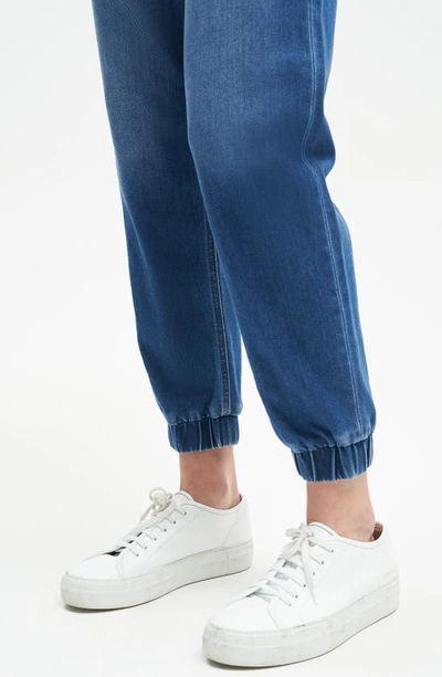7 For All Mankind High Waist Jogger Jeans In Goldie