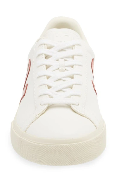 Shop Veja Gender Inclusive Campo Sneaker In Extra White Rouille