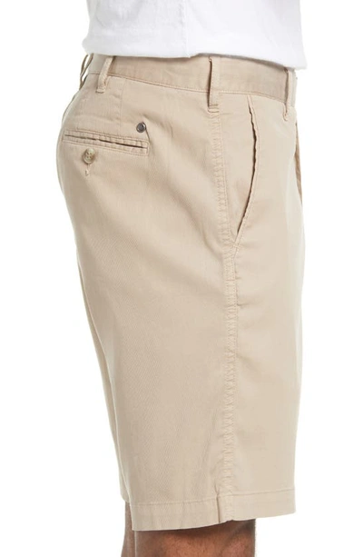 Shop Peter Millar Bedford Stretch Twill Shorts In Khaki