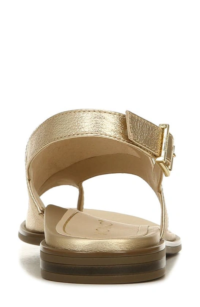 Vionic Ella Toe Loop Sandal In Gold | ModeSens