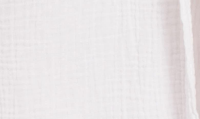 Everyday Ritual Jade Cotton Gauze Button-front Coverup In White