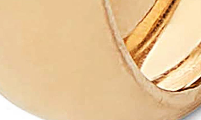 Lana Jewelry Small Curve Hoop Earrings In Yellow