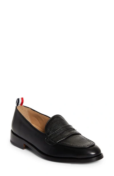 Shop Thom Browne Penny Loafer In Black