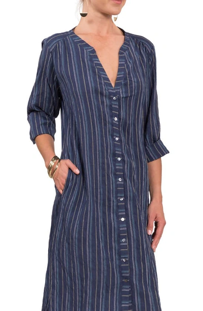 Shop Everyday Ritual Carley Ocean Stripe Caftan