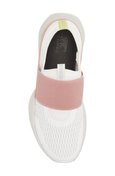 Shop Sorel Kinetic Impact Strap Mesh Slip-on Sneaker In White Moonstone