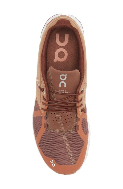 On Cloud Running Shoe In Russet/ Cocoa