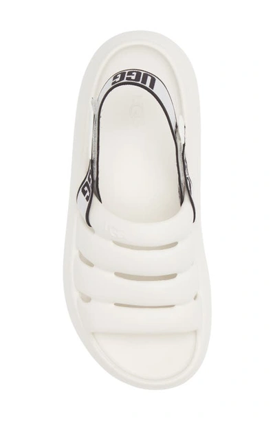 Shop Ugg Sport Yeah Water Resistant Slingback Sandal In White