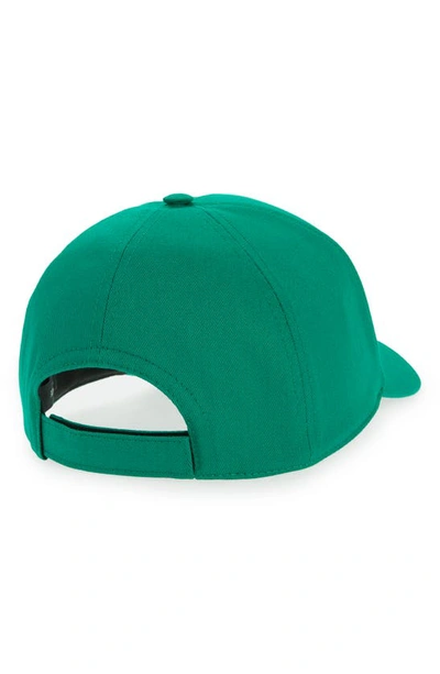 Shop Versace First Line Medusa Studded Baseball Cap In Emerald Turquoise